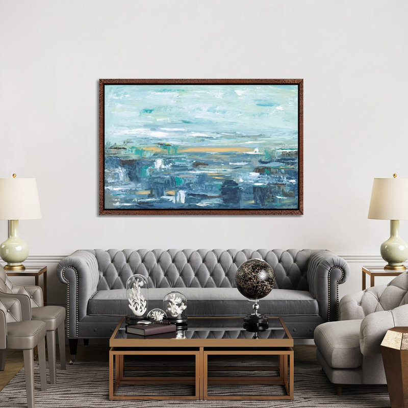 Be Happy by Sofia Veysey - Print on Canvas, 152.5 cm H x 101.5 cm W, Classic Wood Floater Framed