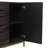 Wooden 1 Shelf and 2 Doors Geometric Room Cabinet
