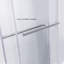 Spezia 56'' - 60'' W x 58'' H Double Added Frameless Tub Door with Clear Glass-53889791