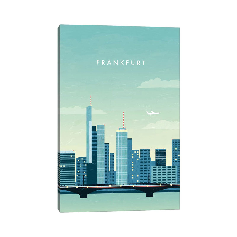Frankfurt by Katinka Reinke - Wrapped Canvas Print, 20.32 cm H x 30.48 cm W