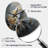 Gold Boho Chic Feathers IV - Glam Feather Irregular Shape Metal Wall Clock, Modern Asymmetrical Wall Clock Print-105482997
