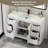 48" Single Bathroom Vanity Set With Resin Sink Top, Faucet, Assembly Required-849732727