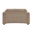 Canapé-lit incurvé Serenity 54,7 po avec accoudoirs de rangement et coussins-133752161