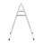Magnetic A-Frame Chalkboard Sign - Double-Sided Chalk Sandwich Board Sidewalk Sign - 30" X 20" - White