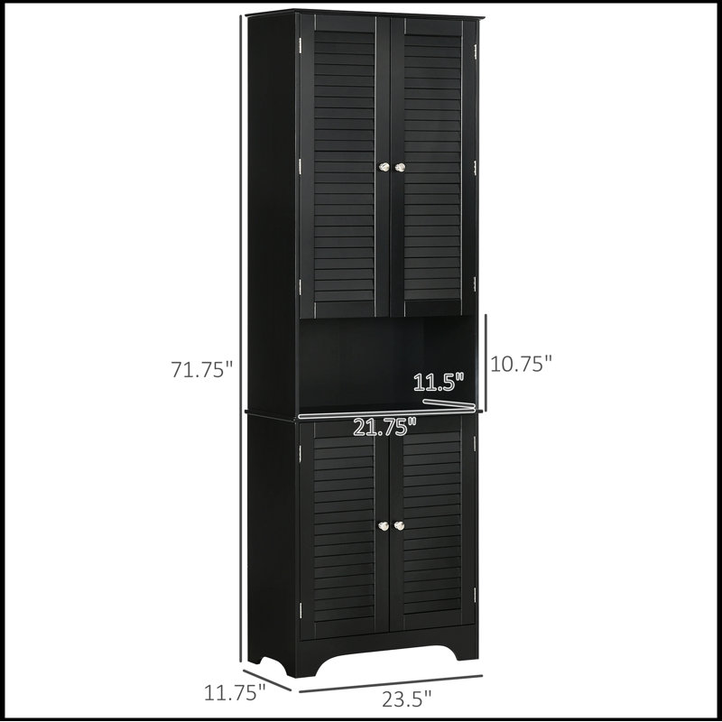 Armoire à linge sur pied Reshana