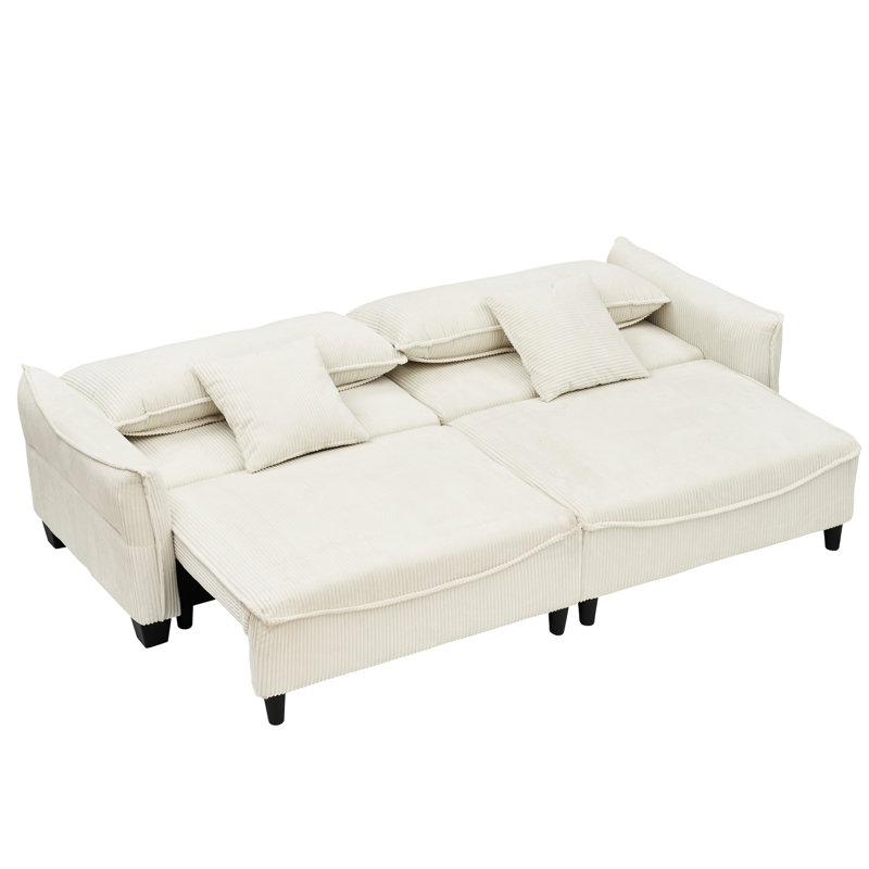 Corduroy With Construction - Lasting Quality Versatile 3 Easy To Clean & Stylish, Beige