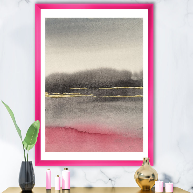 « rose shabby storm ii »-reproduction d’image sur toile, H 40 po x l 30 po x P 1,5 po
