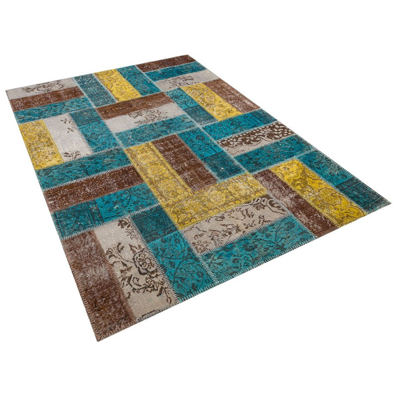 Tapis bleu moderne Modern