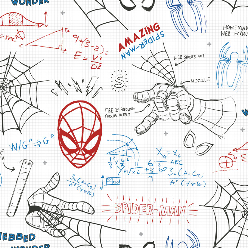 Papier peint adhésif Spider-man Superpowers, Red