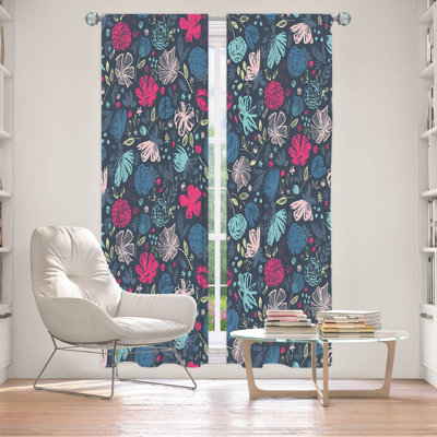 Paire de rideaux obscurcissant en polyester Everlyse
