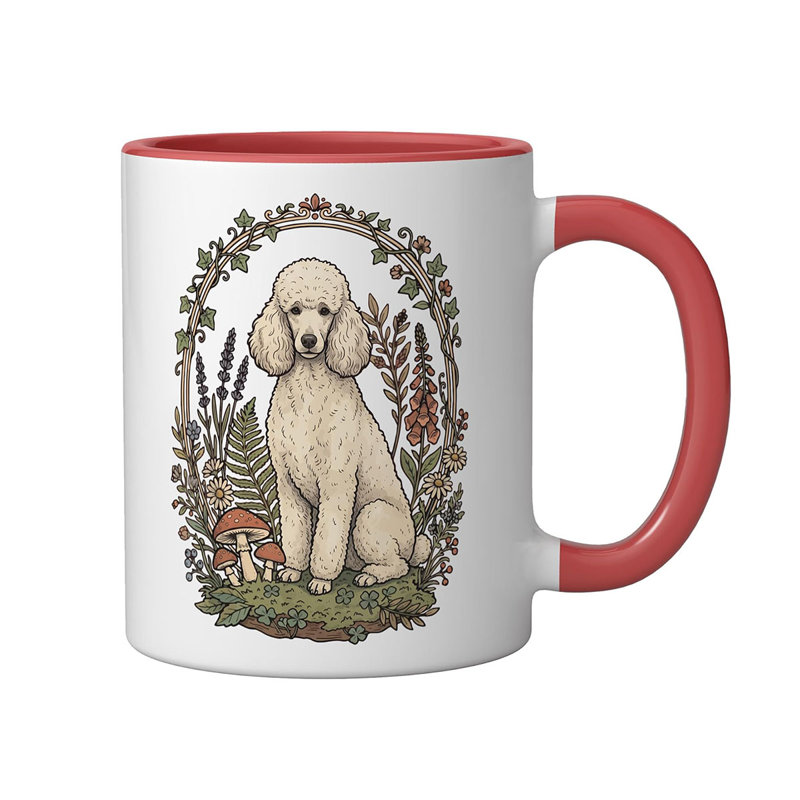 Ceramic Coffee Mug, Red