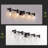 40'' 5-Light Oil Rubbed Bronze Bathroom Vanity Light with Glass Shade-814289387-866321957