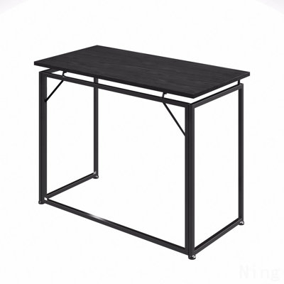 Space Saving Folding Desk - Black