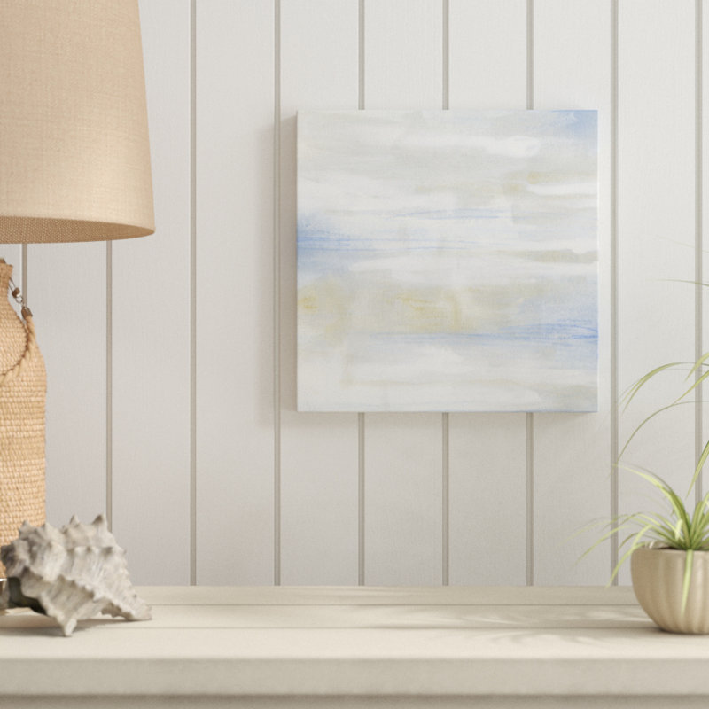 Shore Horizon I by June Erica Vess - Wrapped Canvas Painting, 30cm H x 30cm W