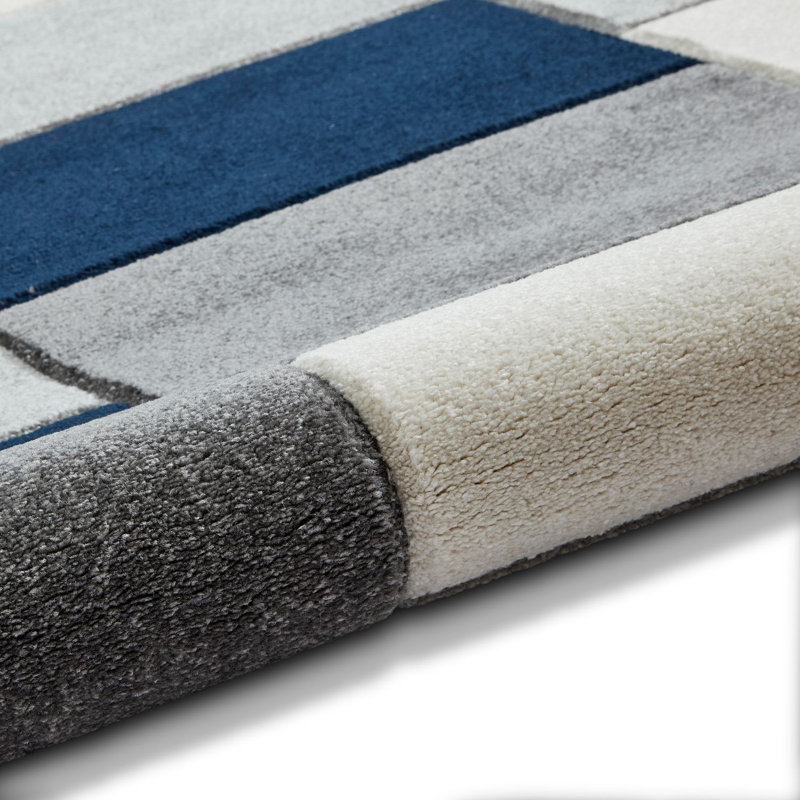 Matrix area rug Machine Woven Rectangle Grey, Rectangle 120 x 170cm