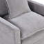 Fauteuil de lecture rembourré en tissu-879411427