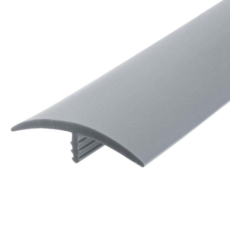 Moulure en T en polyéthylène flexible 1 1/2 pouce Outwater, Argent