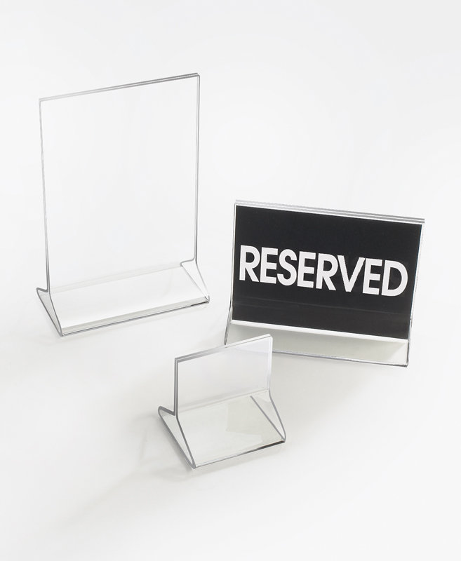 Classic Standard Tabletop Cardholder, 5.5" H x 4.25" W x 0.25" D