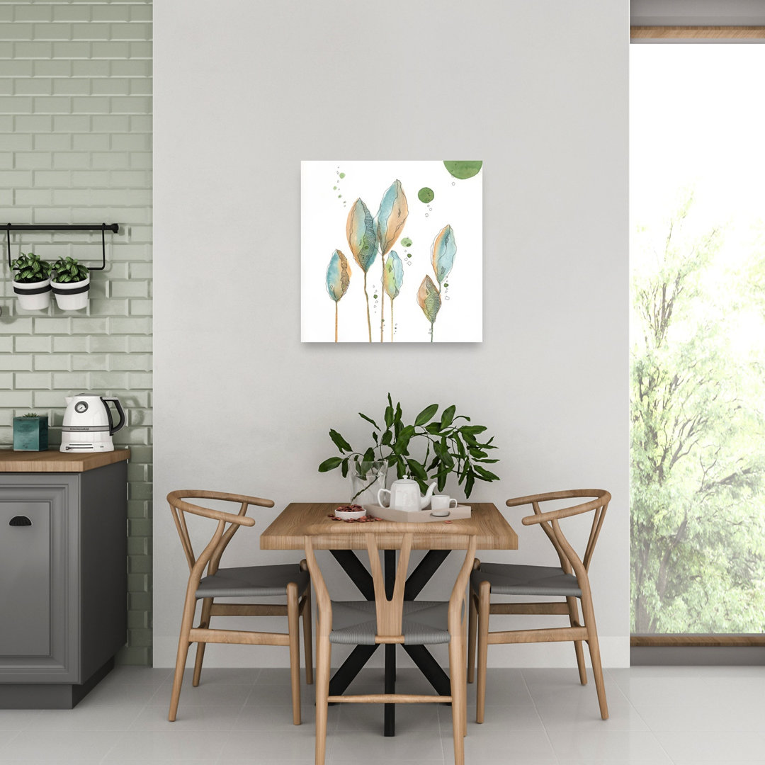 Soft Abstract Botanicals Abstract Delicate Minimalist Landscape Nature Wall Art Print