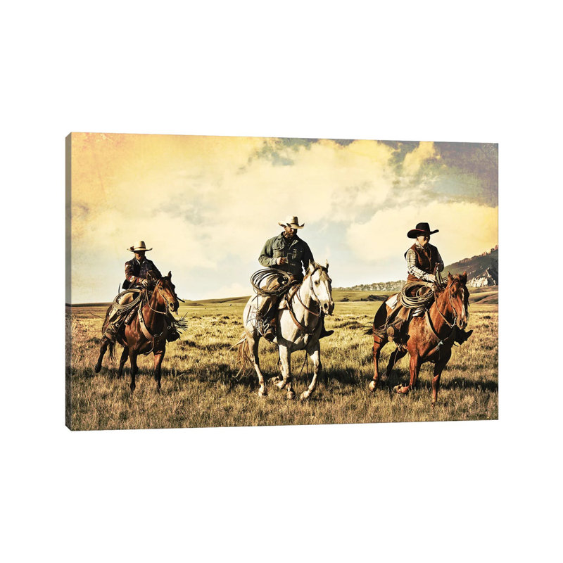 A Race For Home by Rhonda Thompson - Wrapped Canvas Print, 66.04cm H x 101.6cm W x 1.905cm D