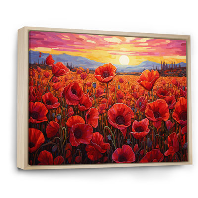 " Red Crimson Bloom Garden Serenade "