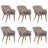 Filsinger Rectangular 6 - Person 63" Long Dining Set with Cushions