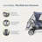 Foundations 6 Seat Stroller Rain Cover
