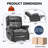 Faux Leather Recliner Chair with Massage and Heat, Heavy Duty Motion Mechanism, 8 vibrating nodes and 3 massage modes-2129119834