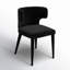 Chaise d'appoint rembourrée à oreilles Emma-1427749716