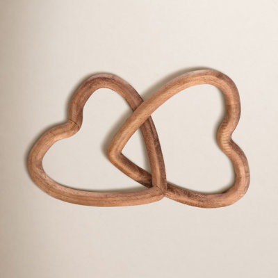 Wooden Link Heart Valentine's Day Accent