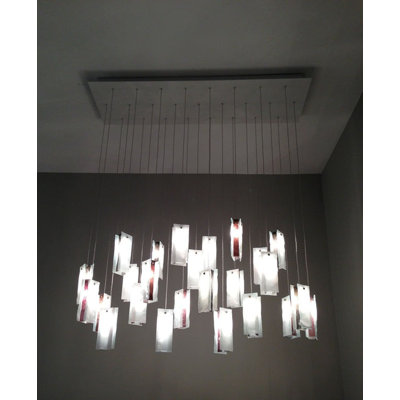 Lustre rectangulaire à intensité variable