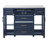 48'' Fully Assembled Single Bathroom Vanity with Ceramic Sink and Backsplash-1957053840-1957053841