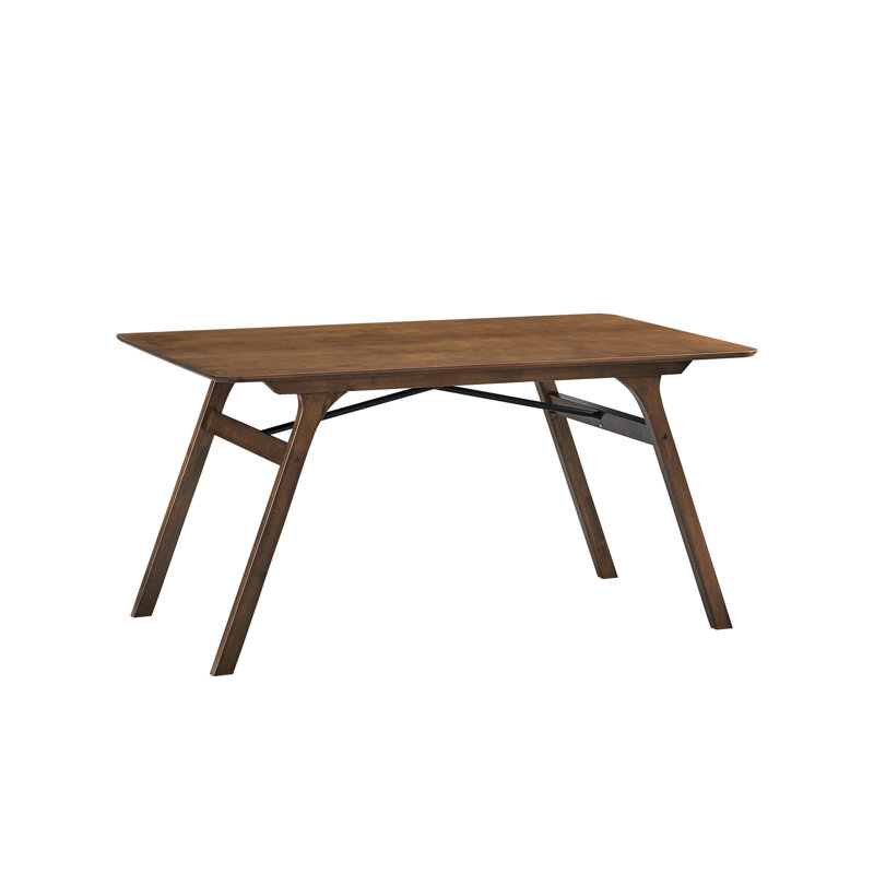 Table de salle à manger en placage de noyer - idéale pour les occasions en famille