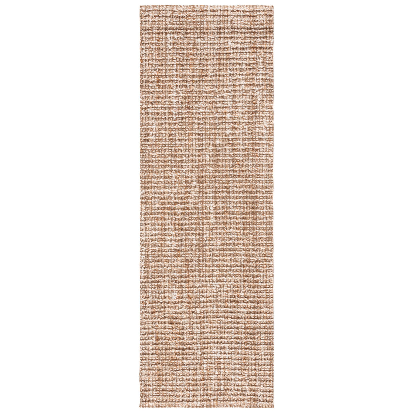 Alda Natural Ivory Hand-Woven Jute Rug, Runner 2'6" x 8'