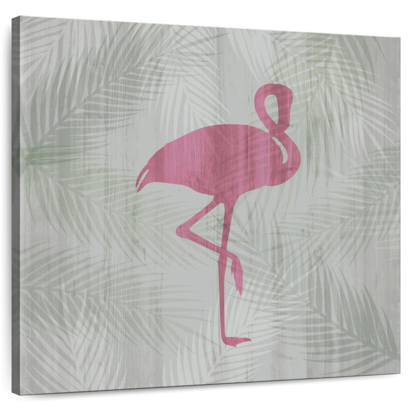 Flamant rose I, H 10 po x l 10 po