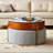 Lift Top Extendable 3 Storable Stools Sintered Stone Coffee Table with Storage-271548678