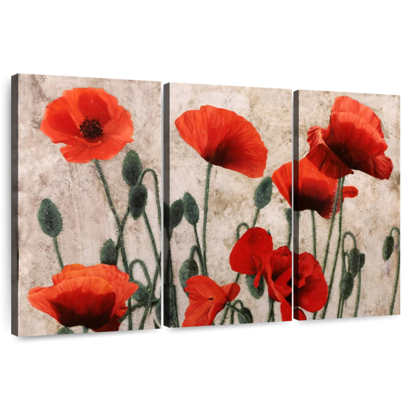 Harnek Sette Papaveri - Tanti Papaveri, 32" H x 50" W