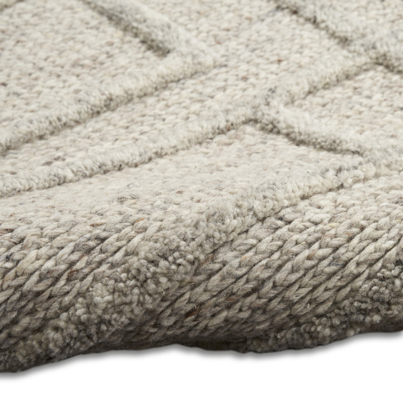 Calvin Klein CK045 Impressions Silver Modern Indoor Rug, Rectangle 8'6" x 11'6"