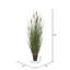 Herbe droite artificielle et quenouilles-22996684