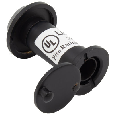 UL-Rated Door Viewer With Cover, 180 Degrees, 9/16" Bore Hole, By Stone Harbor Hardware