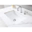 Plateau de meuble-lavabo en pierre frittée 43 x 22 pouces avec 3 trous de robinet et lavabo en céramique de couleur argent 43 x 22