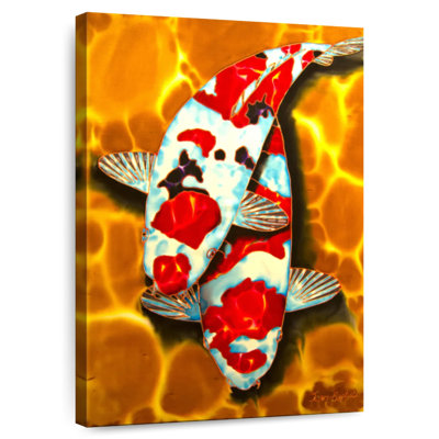 Brampt Koi dans un étang de cristal