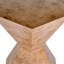 Billie Hexagonal Burl Side Table-657028744