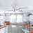 60" Ceiling Fan With Lights And Remote Control Standard Ceiling Fan With Light Kit Included