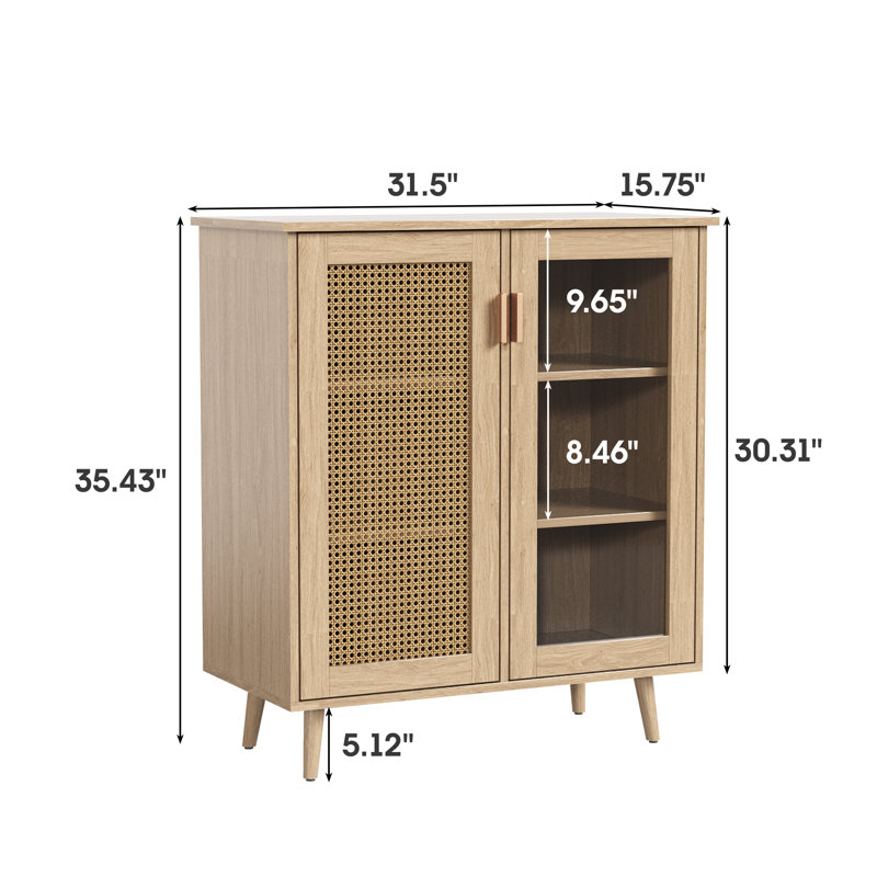 Accent Cabinet With Adjustable Shelves