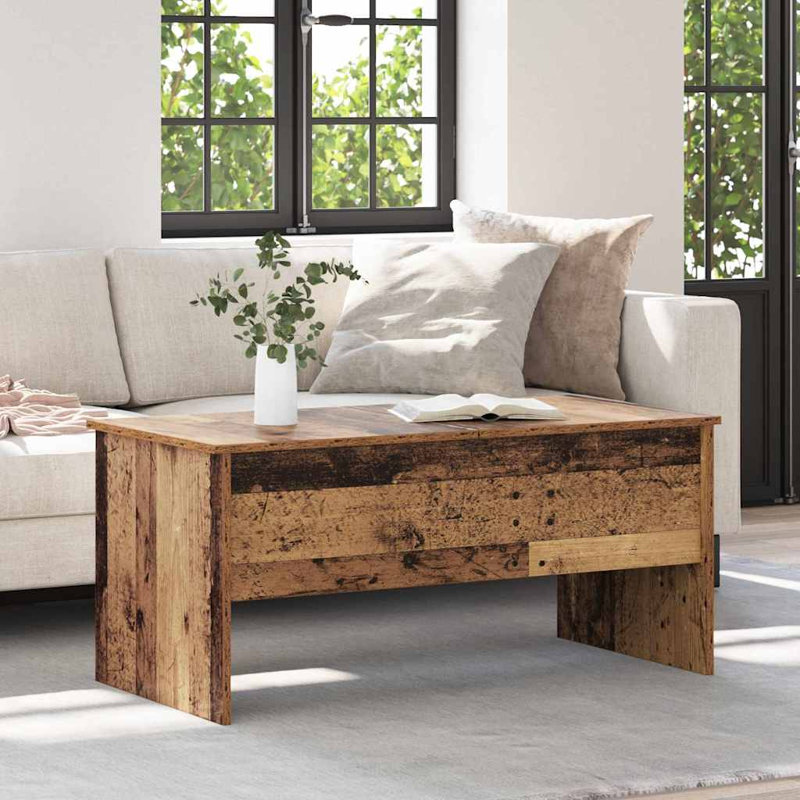 Coffee Table with Storage, Brown