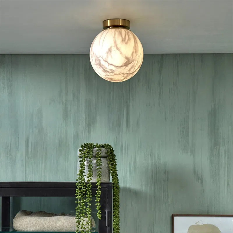 Glass Table Lamp, 33cm H x 27cm W x 27cm D