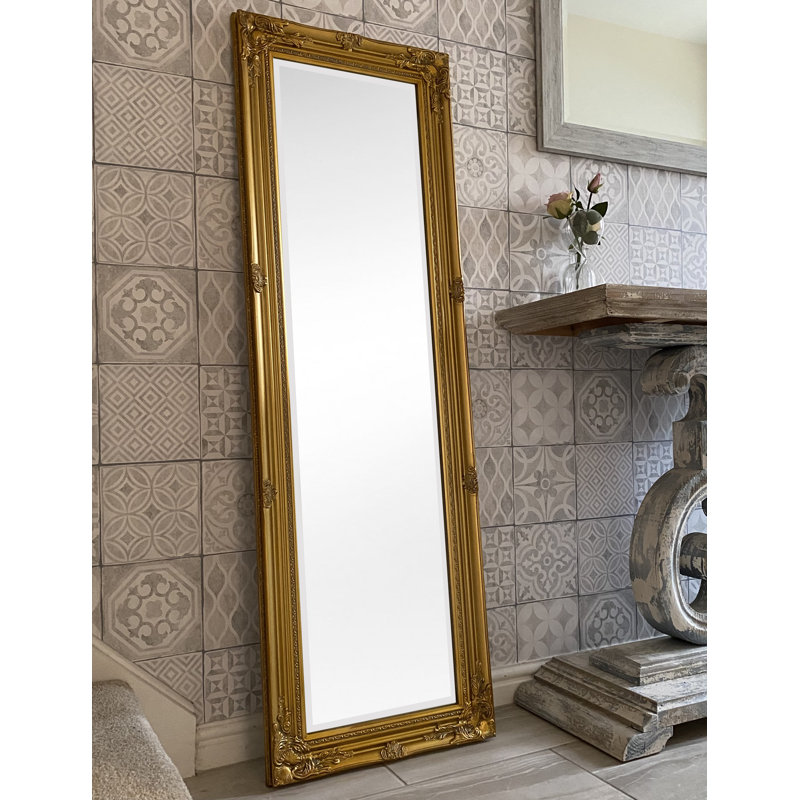 Eleonora Tall Solid Wood Framed Wall or Dressing Mirror