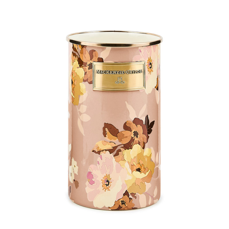 Wild Rose Utensil Holder, Mauve