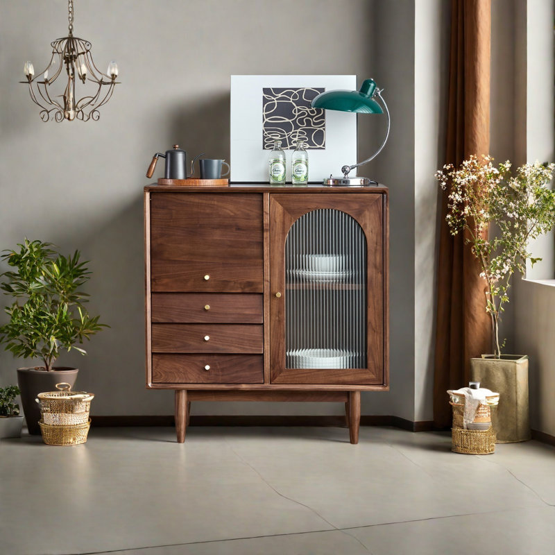 Armoire de rangement simple pour le salon, H 37,4 po x l 35,43 po x P 15,75 po